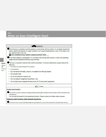 nissan serena 2018-2019 owners manual in english